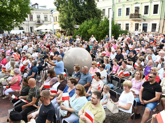 Za nami wydarzenie pn. "Z młodej piersi się wyrwało... - Wspólne śpiewanie pieśni patriotycznych w Zamościu