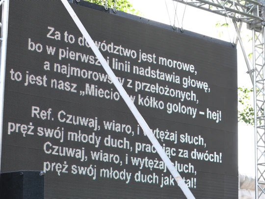 Za nami wydarzenie pn. "Z młodej piersi się wyrwało... - Wspólne śpiewanie pieśni patriotycznych w Zamościu